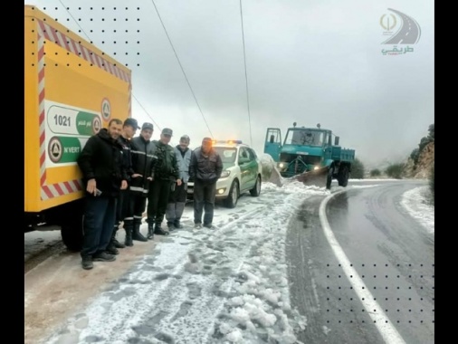 In Algeria segnalate le prime nevicate dopo mesi di siccità