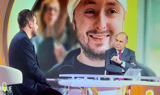 Nicolò Maja alla trasmissione di Bruno Vespa