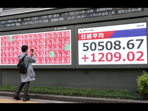 Borsa: Tokyo spinge l'Asia, il mercato scommette sul taglio Fed