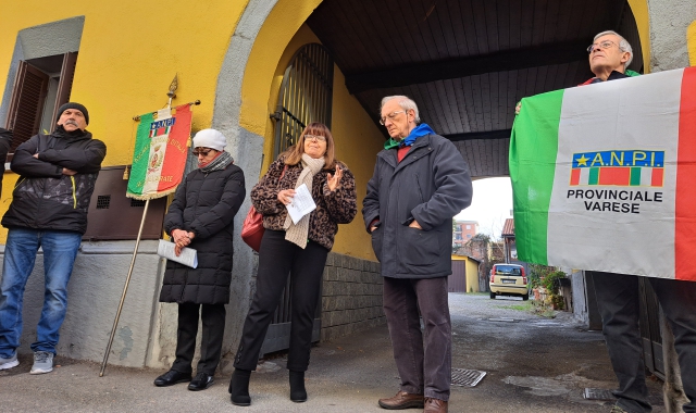 La commemorazione di Luciano Zaro ucciso dai fascisti nel 1944