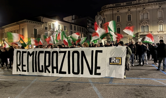 La manifestazione a Gallarate  Foto Daniela Boito