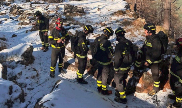 Disperso in montagna. Ma è un’esercitazione