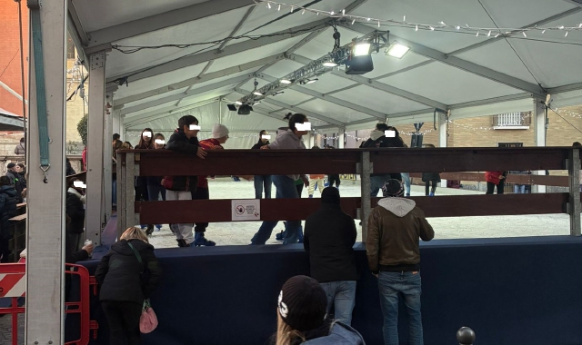 La pista di pattinaggio a Lonate Pozzolo