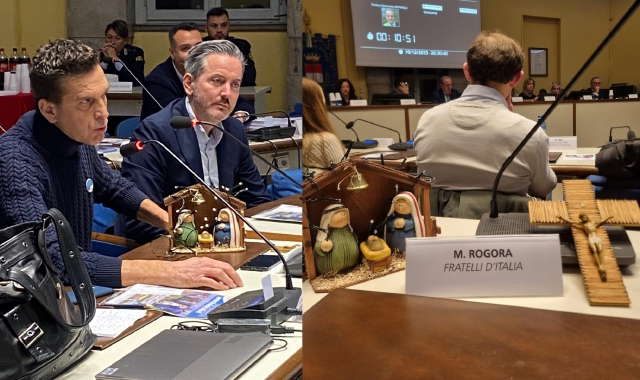 Max Rogora durante il suo intervento