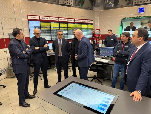 Salvini torna alla centrale operativa Fs, garantito 100% servizio su l'AV Roma-Milano