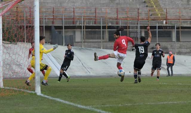 Matteo Barzotti ha segnato il gol partita (foto Benvegnù)