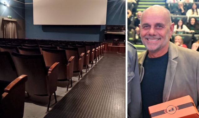 A destra l’internodel cinema Mignon di Grantola