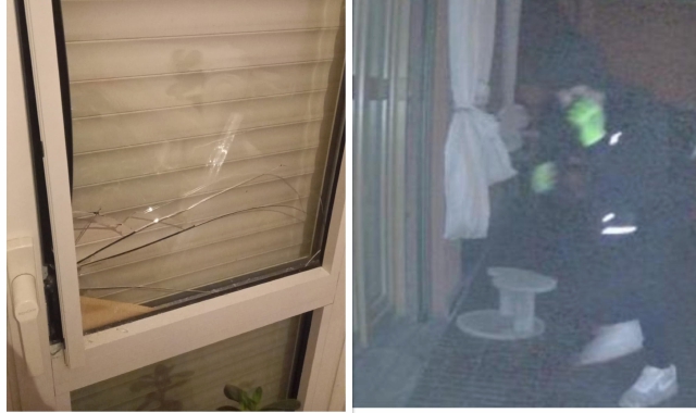Un ladro in azione a Masnago, dopo essersi arrampicato sul balcone di una abitazione all’interno di una palazzina