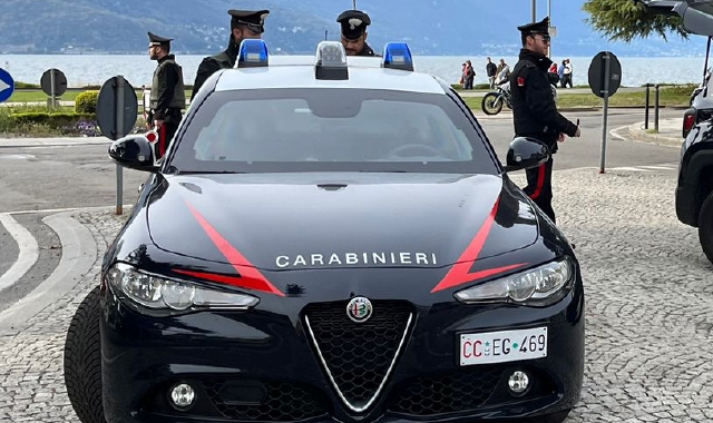 Sono intervenuti i carabinieri di Luino  (foto archivio)
