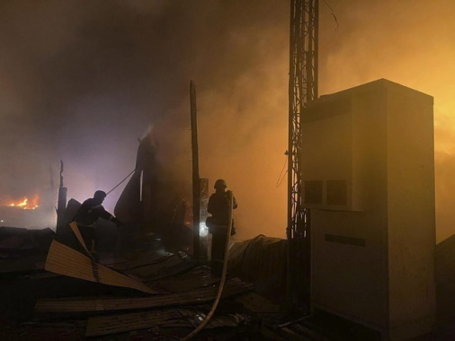 Allarme aereo in tutta l'Ucraina, 'potenti esplosioni a Kiev'