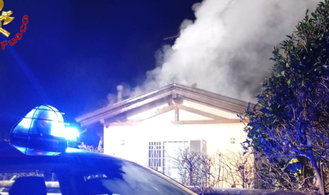 L’incendio a Golasecca