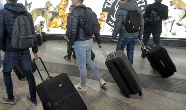 Il lato Nord del Terminal 1 per cui sono previsti lavori di ampliamento  che garantiranno spazi migliori ai passeggeri